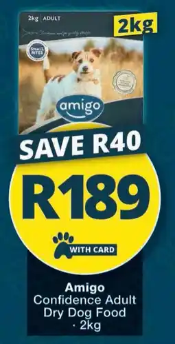 Checkers Amigo Confidence Adult Dry Dog Food offer