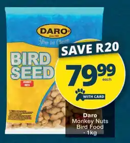 Checkers Daro Monkey Nuts Bird Food offer