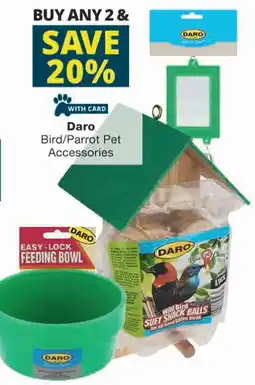 Checkers Daro Bird/ Parrot Pet Accessories offer