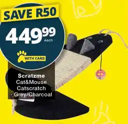 Checkers Scratzme Cat & Mouse Catscratch offer