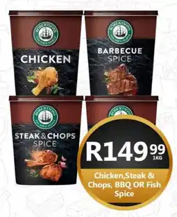 Take 'n Pay Chicken, Steak & Chops, BBQ OR Fish Spice offer