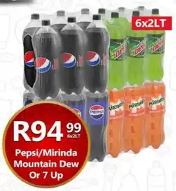 Take 'n Pay Pepsi/ Mirinda Mountain Dew Or 7 Up offer