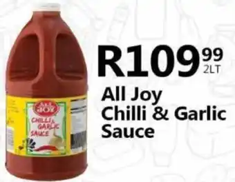 Take 'n Pay All Joy Chilli & Garlic Sauce offer