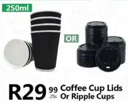 Take 'n Pay Coffee Cup Lids Or Ripple Cups offer