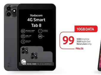 Makro Vodacom 4G Smart Tab 8 offer