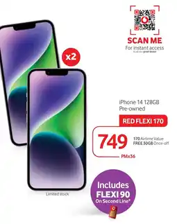 Makro iPhone 14 128GB Pre-owned offer