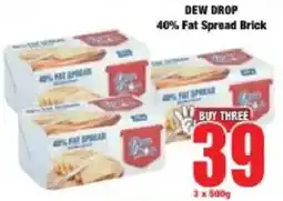 Boxer Dew Drop 40% Fat Spread Brick offer