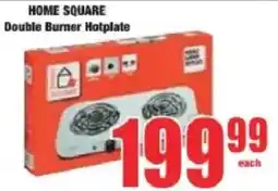 Boxer Home Square Double Burner Hotplate offer