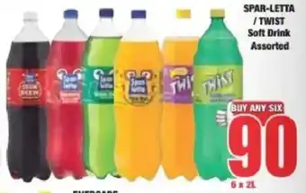 Boxer Spar-letta/ Twist Soft Drink Assorted offer