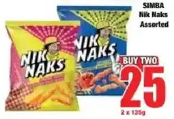 Boxer Simba Nik Naks Assorted offer