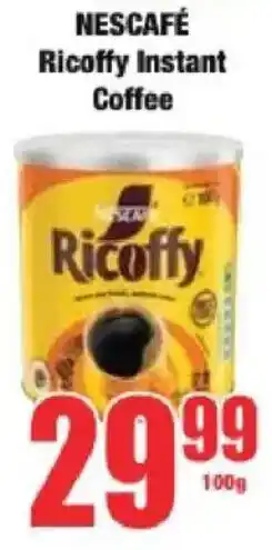 Boxer Nescafé Ricoffy Instant Coffee offer