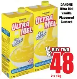 Boxer Danone Ultra Mel Vanilla Flavoured Custard offer