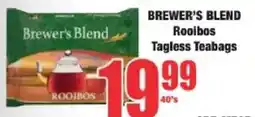 Boxer Brewer's Blend Rooibos Tagless Teabags offer