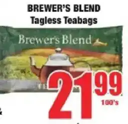 Boxer Brewer's Blend Tagless Teabags offer