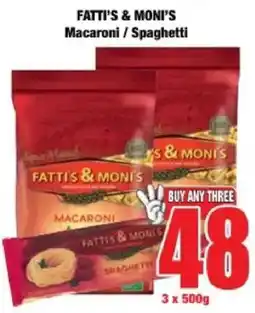 Boxer Fatti's & Moni's Macaroni/ Spaghetti offer