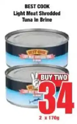 Boxer Best Cook Light Meat Shredded Tuna In Brine offer