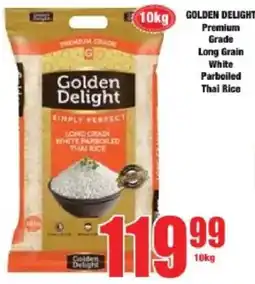 Boxer Golden Delight Premium Grade Long Grain White Parboiled Thai Rice offer