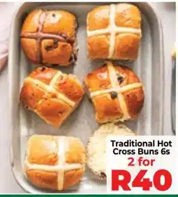 Food Lover's Market Traditional Hot Cross Buns 6s offer