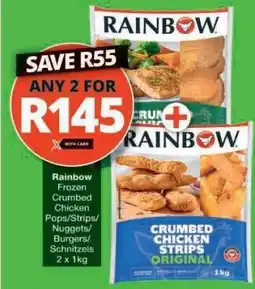 Checkers Rainbow Frozen Crumbed Chicken offer