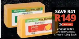 Checkers Crystal Valley Cheddar/Gouda Cheese offer