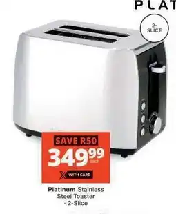 Checkers Platinum Stainless Steel Toaster offer