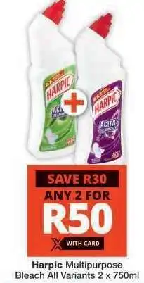 Checkers Harpic Multipurpose Bleach offer
