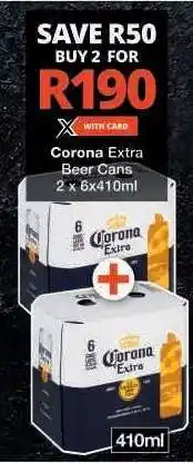 Checkers Corona Extra Beer Cans offer