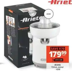 Checkers Ariete Citrus Juicer - 40W offer