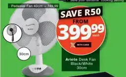 Checkers Ariete Desk Fan offer