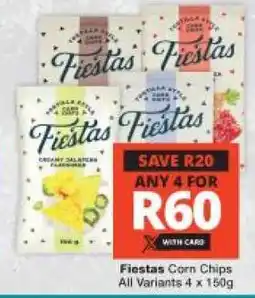 Checkers FIESTAS CORN CHIPS offer