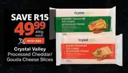 Checkers Crystal Valley Processed Cheddar/Gouda Cheese Slices offer