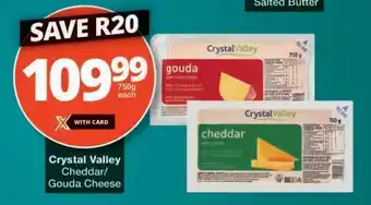 Checkers Crystal Valley Cheddar/Gouda Cheese offer