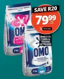 Checkers Omo Auto Washing Powder offer
