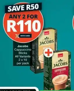 Checkers Jacobs Cappuccino Sticks offer