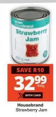 Checkers Housebrand Strawberry Jam offer