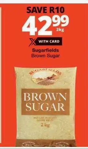 Checkers Sugarfields Brown Sugar offer