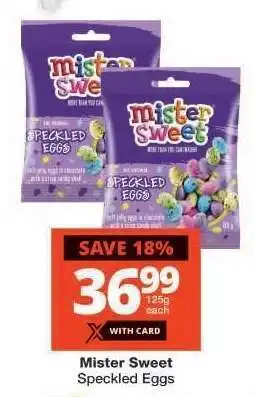 Checkers Mister Sweet Speckled Eggs offer