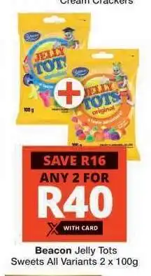 Checkers Beacon Jelly Tots offer
