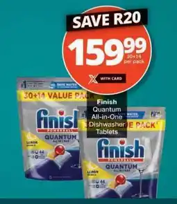 Checkers Finish Quantum All-in-One Dishwasher Tablets offer