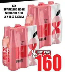 Boxer KIX Sparkling Rose Spritzer NRB 2 x (6 x 330ml) offer