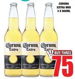 Boxer CORONA EXTRA NRB 3 X 600ML offer
