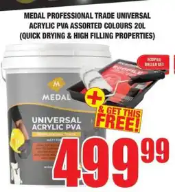 Boxer MEDAL PROFESSIONAL TRADE UNIVERSAL ACRYLIC PVA ASSORTED COLOURS 20L offer