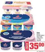 Spar Clover Classic Smooth Yoghurt Assorted 6 x 100g-For Any 2 offer