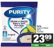 Spar Purity Cream Of Maize Assorted-400g offer