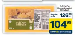 Pick n Pay Hypermarket PnP Full Fat Cheese Assorted 700g offer