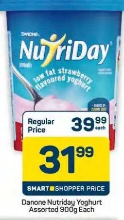 Pick n Pay Hypermarket Danone Nutriday Yoghurt Assorted 900g Each offer