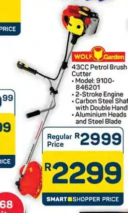 Pick n Pay Hypermarket WOLF-Garten 43CC Petrol Brush Cutter offer