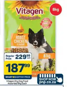 Pick n Pay Hypermarket Vitagen Dry Dog Food Assorted 8kg offer