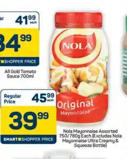 Pick n Pay Hypermarket Nola Mayonnaise Assorted 750/780g offer