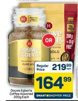 Pick n Pay Hypermarket Douwe Egberts Coffee Assorted 200g offer